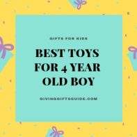 Best Toys For 4 Year Old Boy