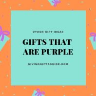 Awesome Gifts That Are Purple