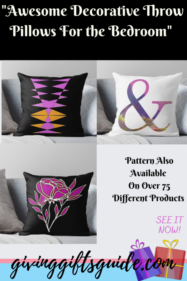 Decorative Throw Pillows For Bed